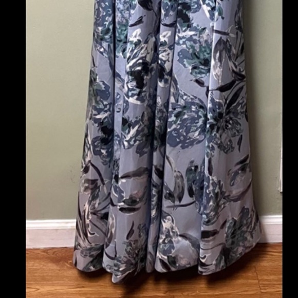 Jodi Kristopher Dusty Blue Prom/Formal Long Size 7 Dress - Picture 3 of 12